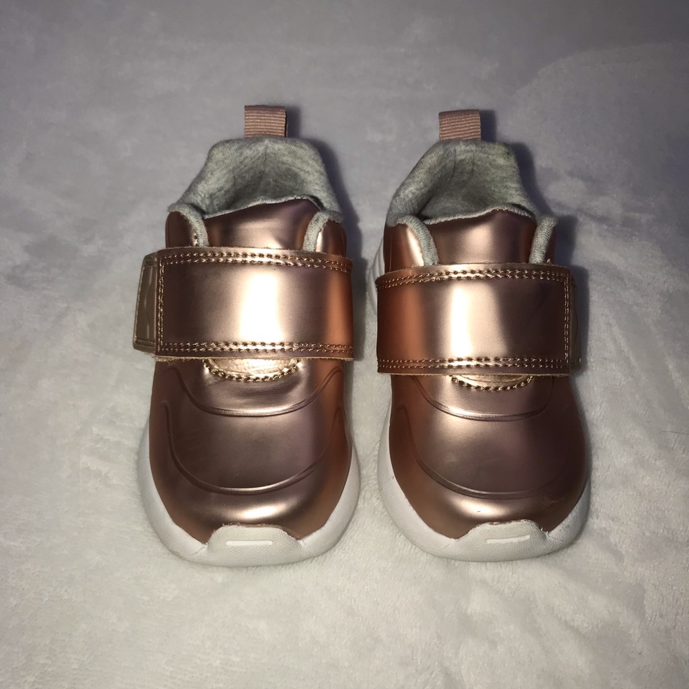 Rose Gold Athletic Shoes
